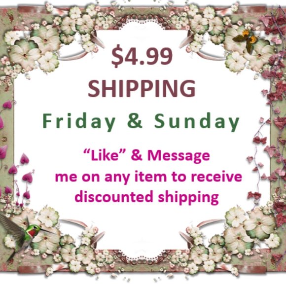 $4.99 SHIPPING F r i d a y  &  S u n d a y!!! - Picture 1 of 1